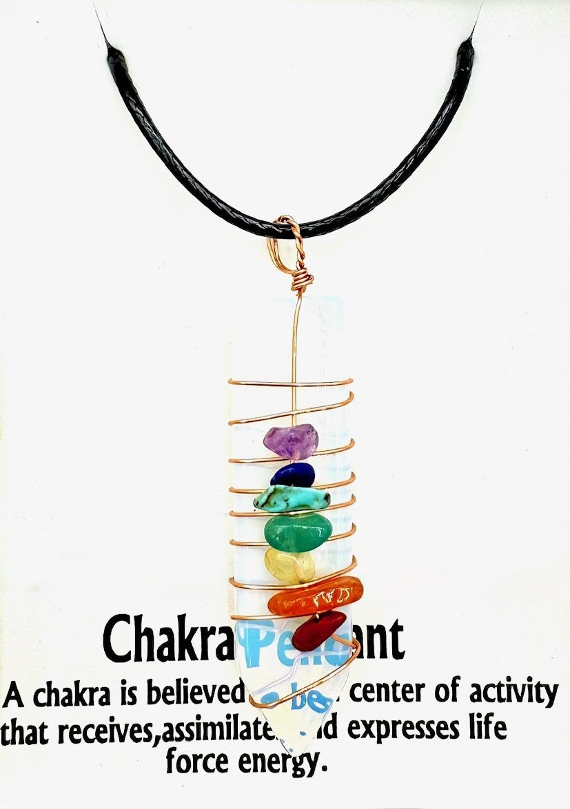 7 Chakra Edelsteen Ketting Hanger (II) - Opaal