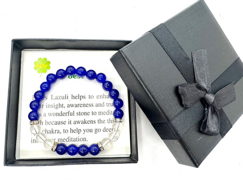 8mm Edelsteen Armband met Doos