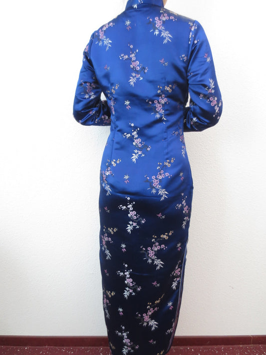 Chinees Bloesem blauw maat 40