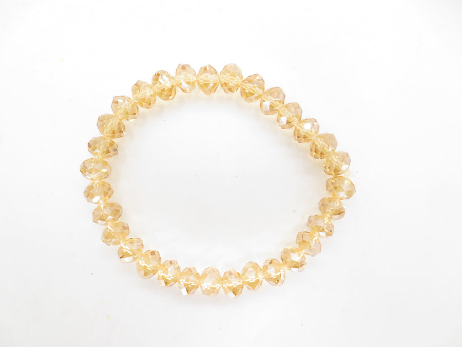 Elegante Armband met Gele Kristallen Kralen