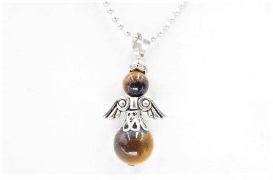 Engelen ketting - tijgeroog
