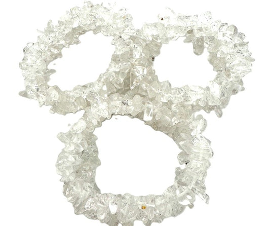 Geclusterde Bergkristal Edelsteenarmbanden