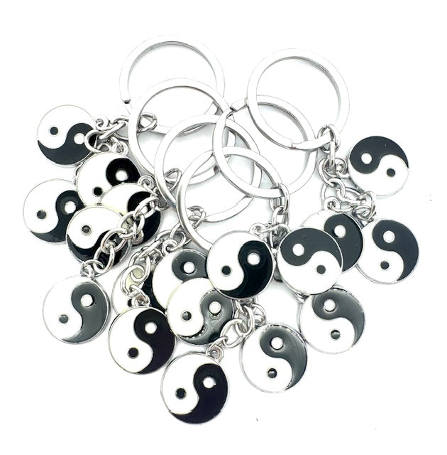 Groothandel 3-in-1 Yin Yang Metalen Sleutelhanger (6 stuks)