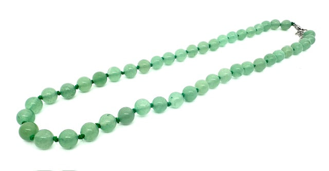 Groothandel – 8 mm Aventurijn Kralenketting (zonder doosje)