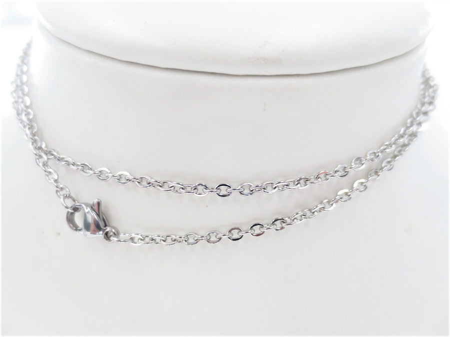 Groothandel - edelstaal ketting set van 10