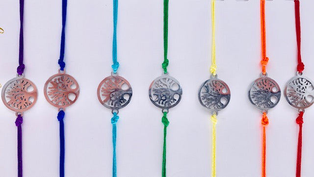 Verstelbare 7 Chakra Levensboom Armbanden