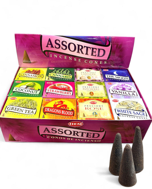 HEM Assortiment Wierookkegeltjes Set (48 stuks)