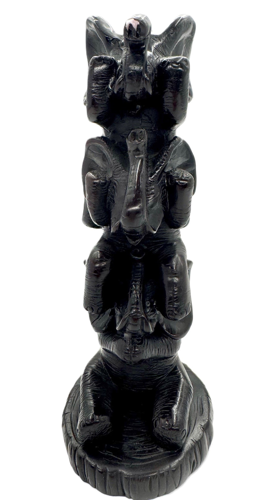 Hoor, Zie, Spreek geen Kwaad Olifant - Zwart