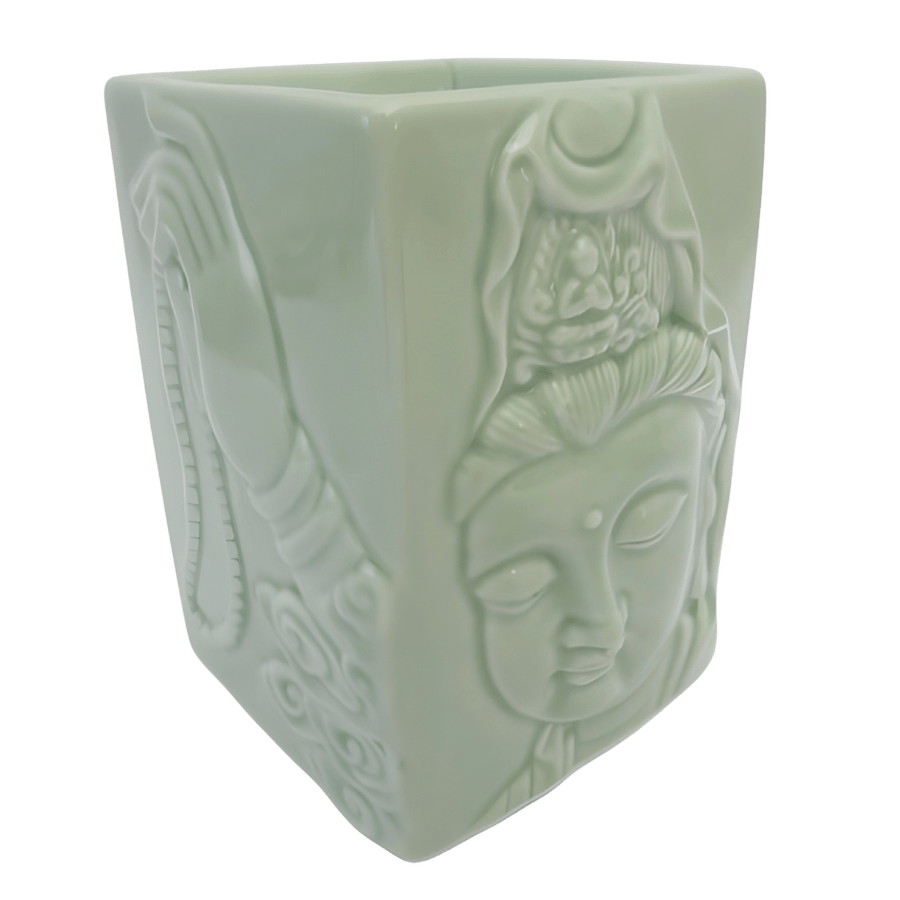 Jade Guanyin Hoofd Oliebrander Luxe