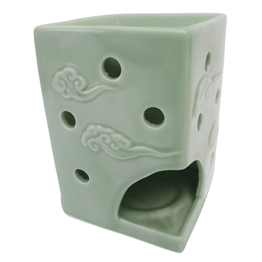 Jade Guanyin Hoofd Oliebrander Luxe