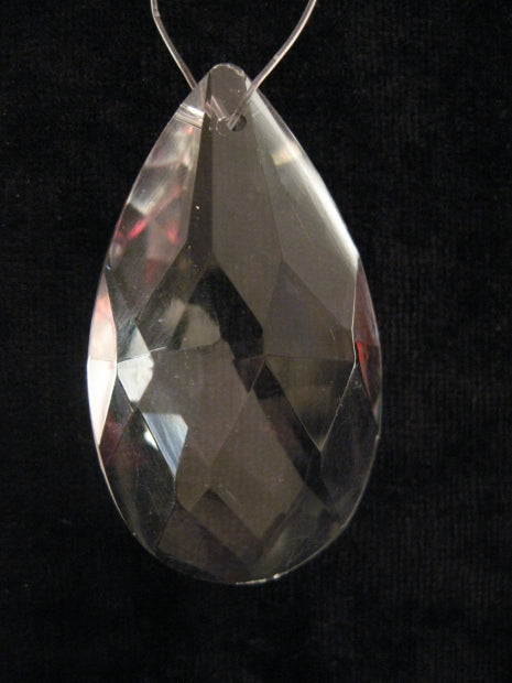 Kristallen hanger ovaal groot (6stuks)