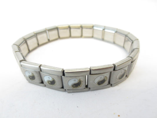Metal Yin yang armband