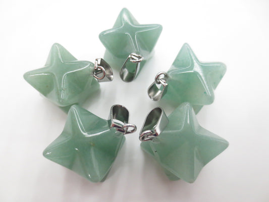 Edelsteen Meteoor Hanger - Aventurijn (5 stuks)