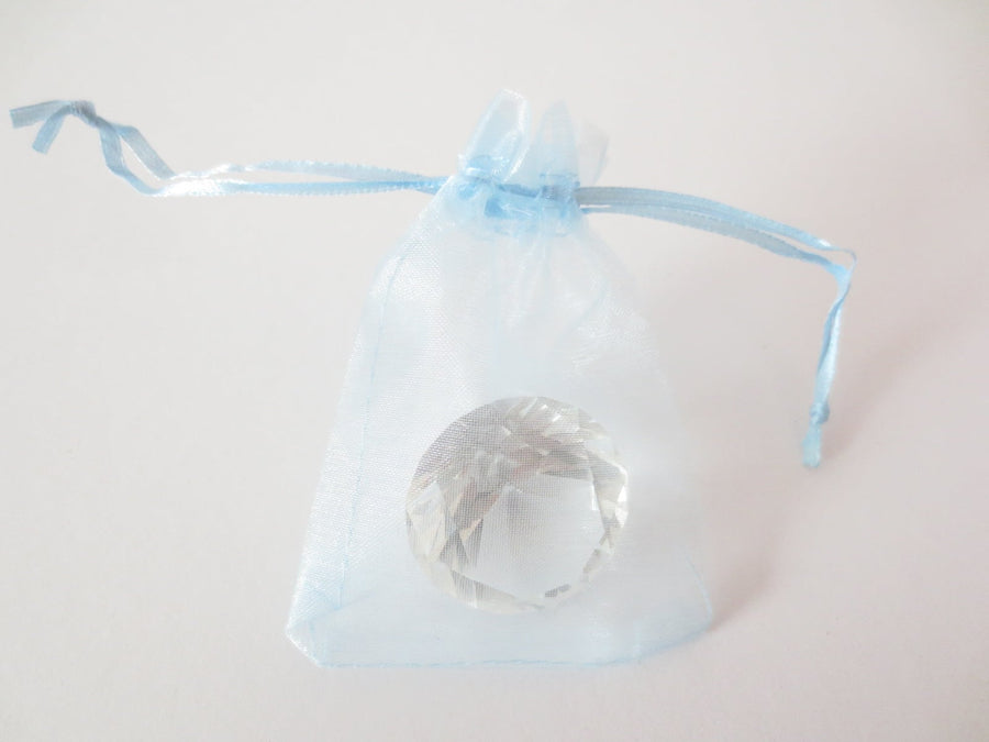 Organza Zakjes 10 x 15 cm - Licht Blauw (100st)