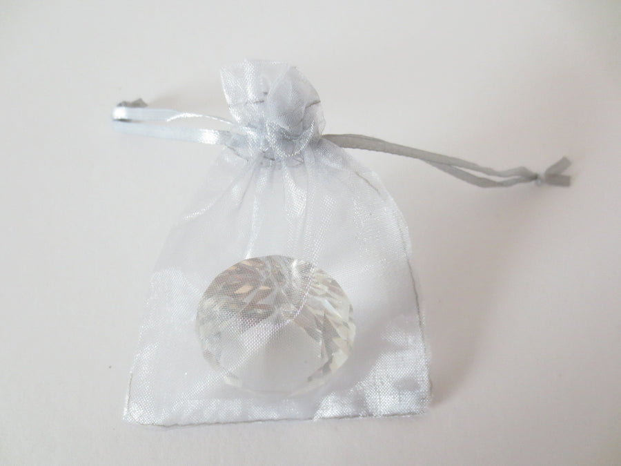 Organza Zakjes 10 x 15 cm - Zilver (100st)