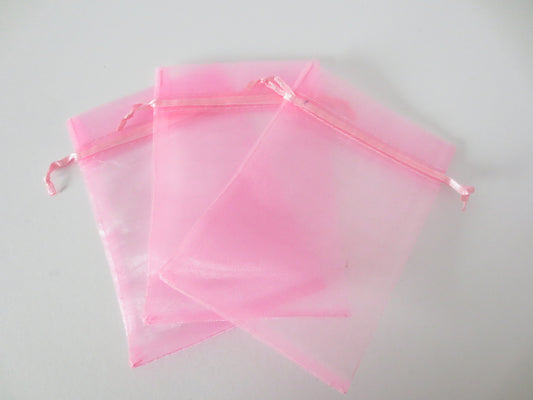 Organza Zakjes Roze 20 x 30cm