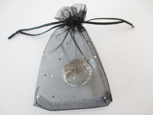 Organza zakjes met stippeltjes