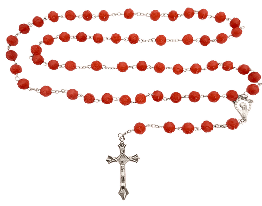 Rozenkrans glow rood