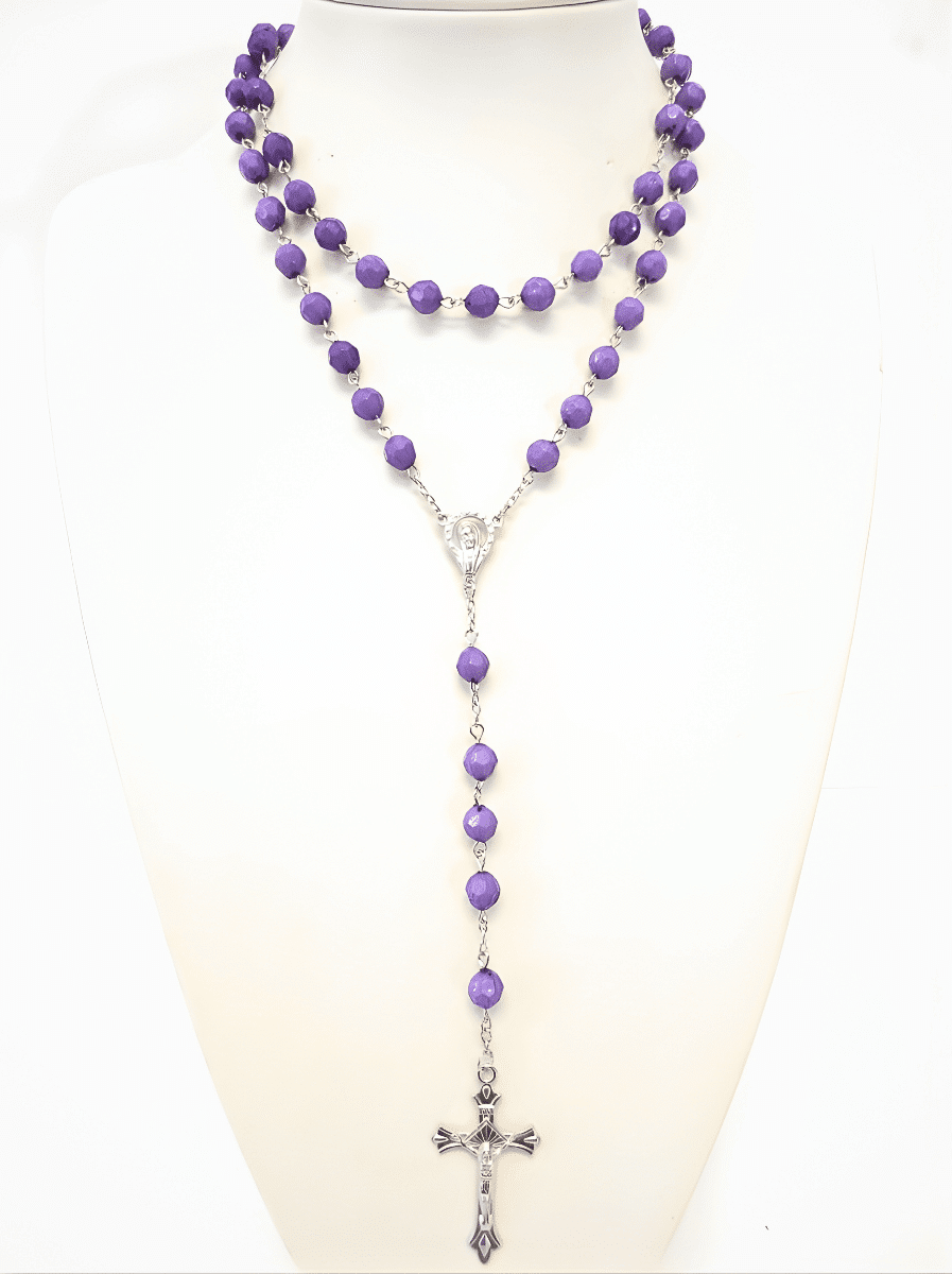 Rozenkrans Rondhoekig Lila