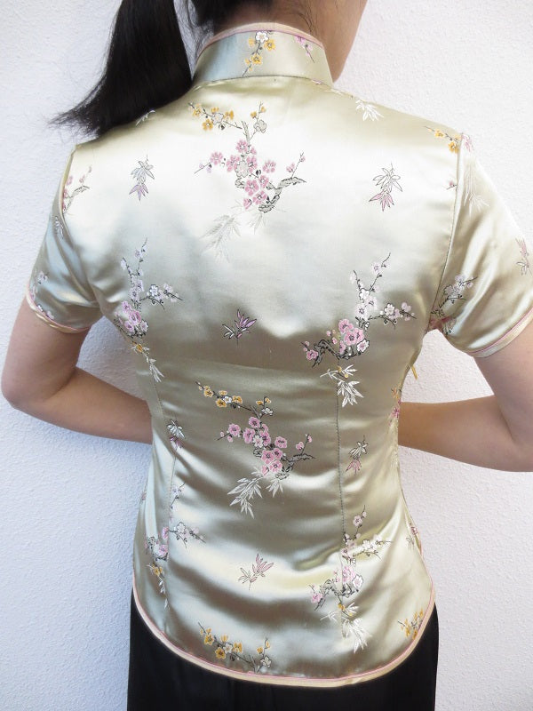 Shanghai Blouse bloesem goud - 36