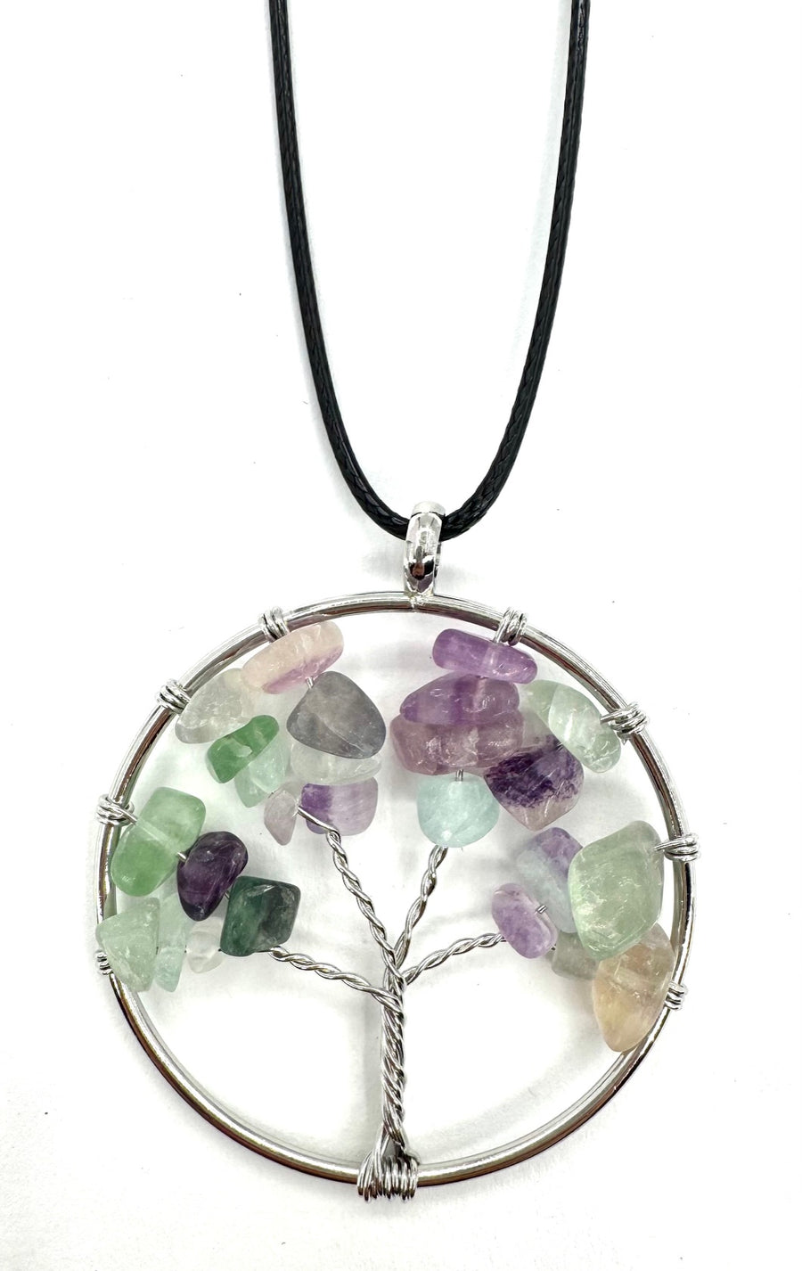 Tree of Life Ketting - Fluoriet