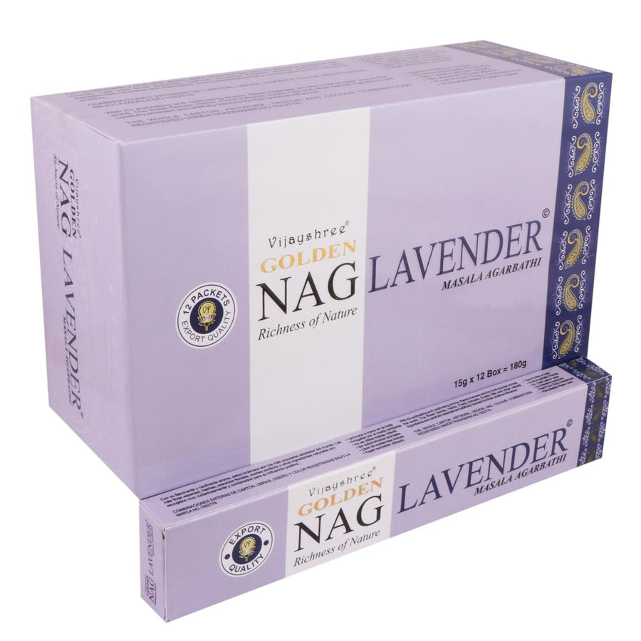 Vijayshree Golden Nag Wierookstokjes - Lavender