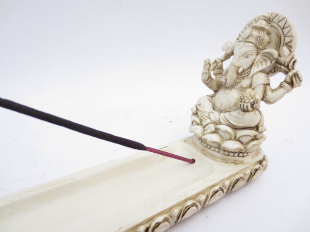 Witte Ganesh Wierookhouder