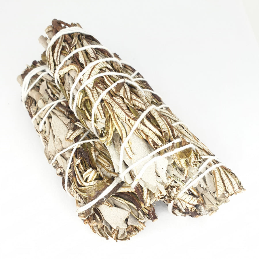 Witte Salie & Yerba Santa Smudge Stick 12cm (3 x 20-25g)