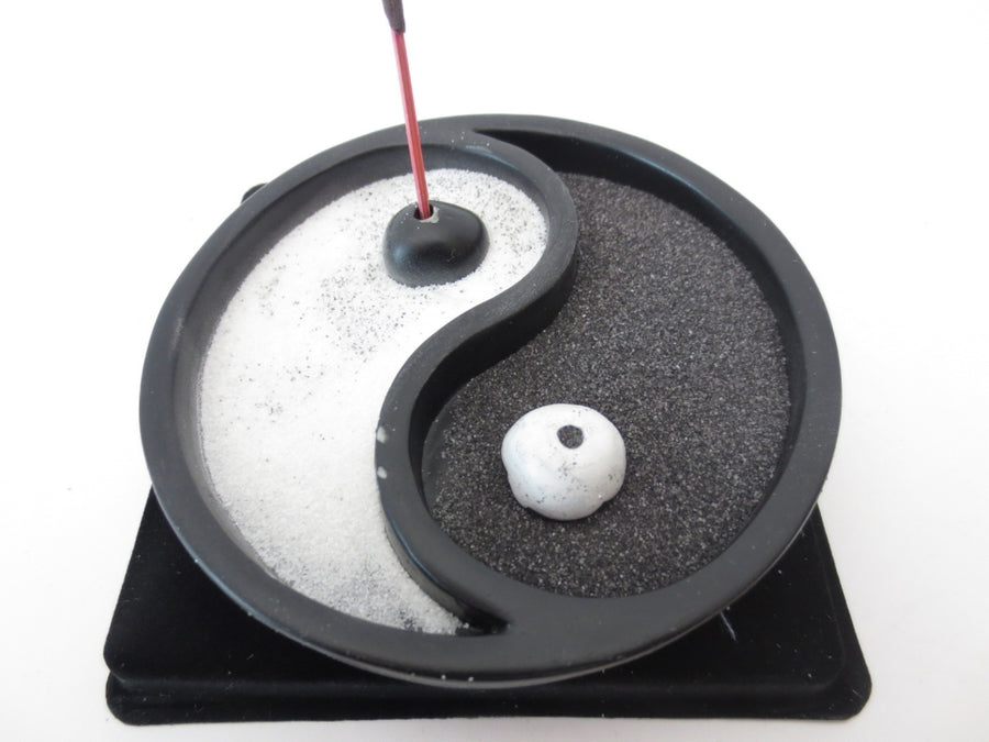 Yin Yang Wierookhouder - Zwart