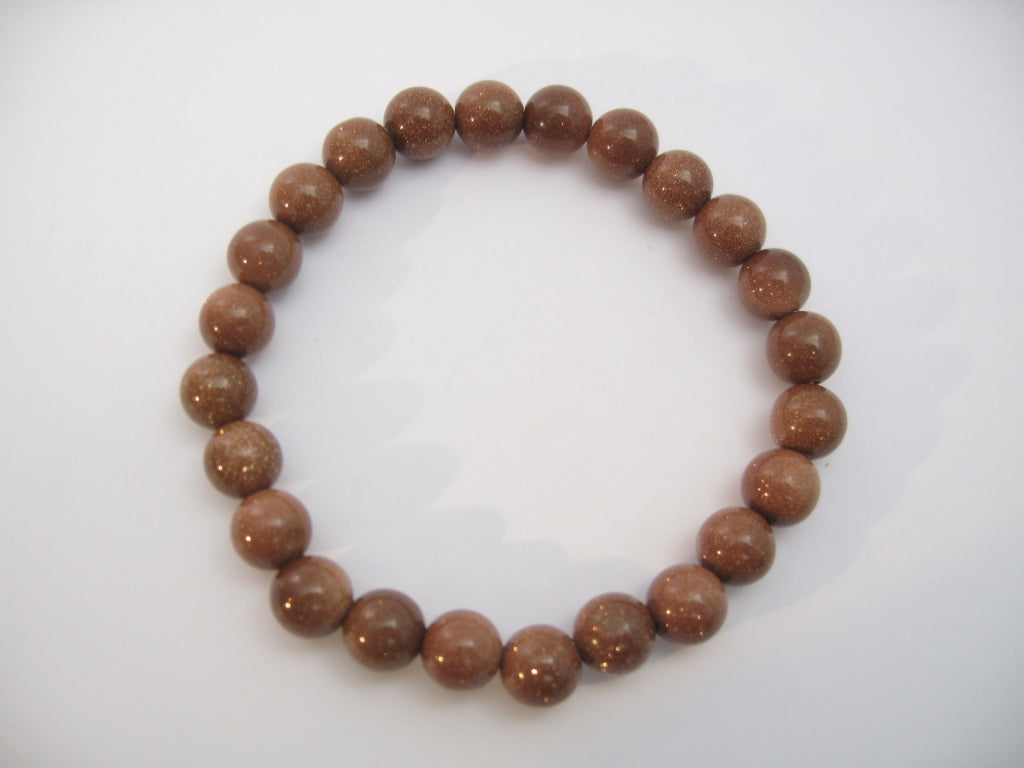 8 mm Edelstein-Armband in Geschenkdoos – Gouden Zandsteen