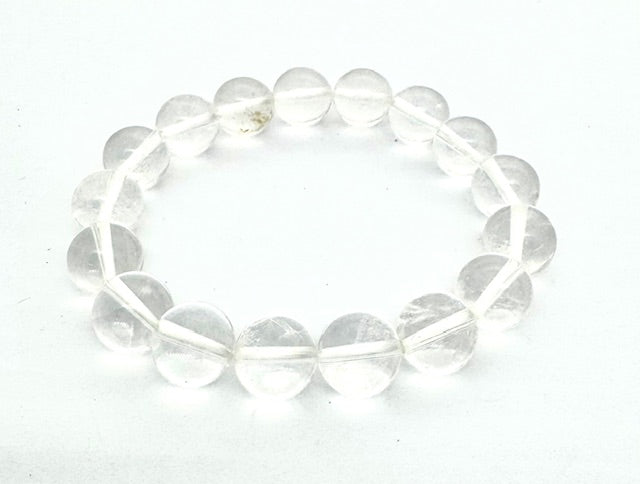 12 mm Bergkristal Edelsteen Armband – Cadeaudoos Exclusief
