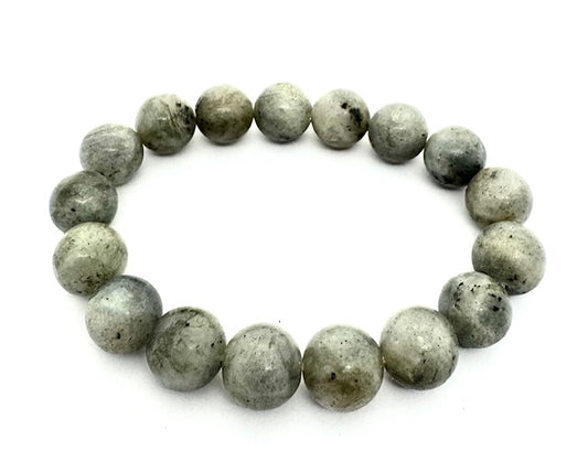 12 mm Labradoriet Edelsteen Armband – Cadeaudoos Exclusief