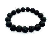 12 mm Lavasteen Edelsteen Armband – Cadeaudoos Exclusief