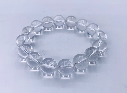 12mm Edelsteen Armband zonder Geschenkdoos - Bergkristal