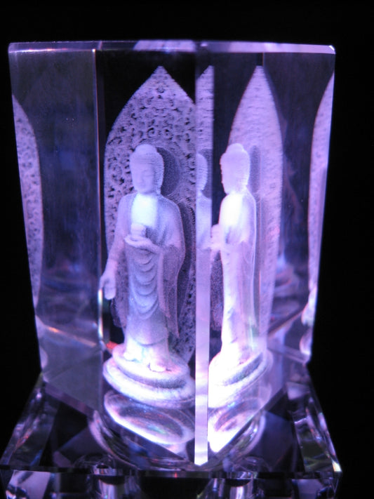 3D Kristal Lasergraveerblok – Guanyin