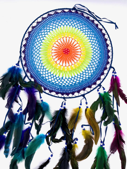 40cm Gehaakte Dromenvanger Luxe 7 Chakra's