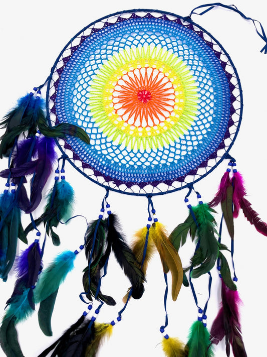 40cm Gehaakte Dromenvanger Luxe 7 Chakra's