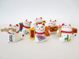 6 gelukkig Lucky cat verzameling