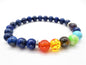 8mm 7 Chakra Armband zonder Doos - Lapiz Lazuli