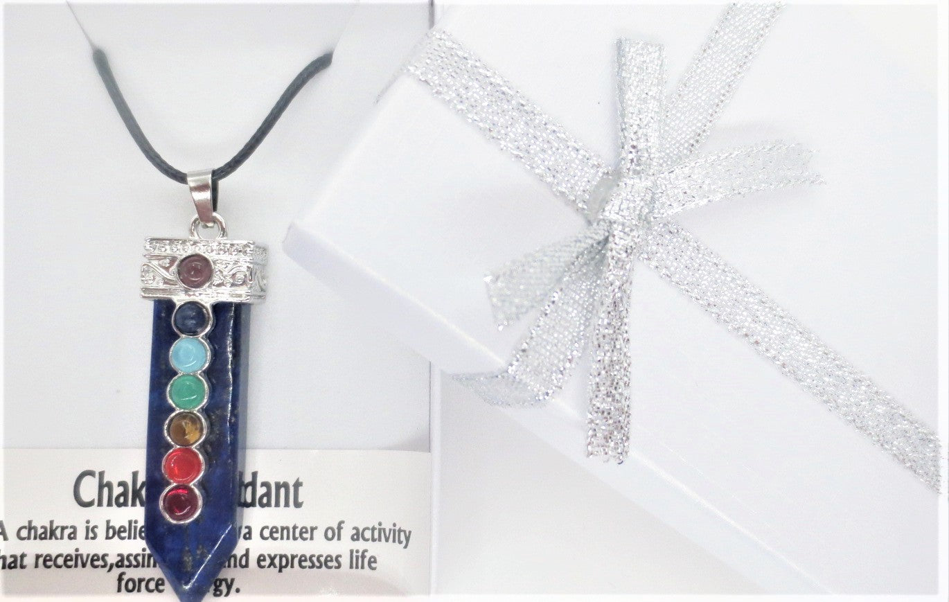 7 Chakra Edelsteen Hanger Ketting (I) - Lapis Lazuli