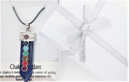 7 Chakra Edelsteen Hanger Ketting (I) - Lapis Lazuli