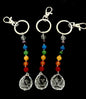 7 Chakra Sleutelhanger met Kristallen Bol