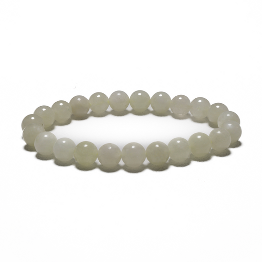 8 mm Edelstein-Armband in Geschenkdoos – Jade