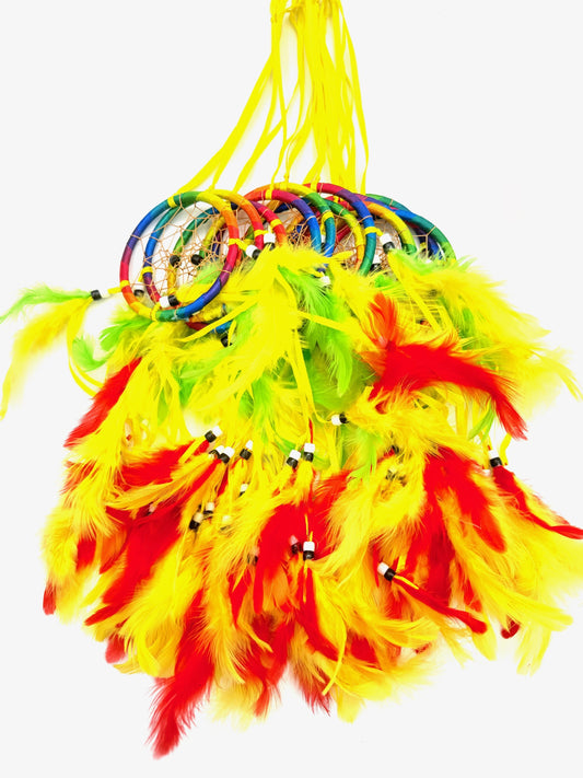8cm Ronde Regenboog Dromenvangers (12 stuks)