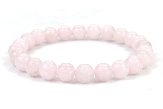 8 mm Rozenkwarts Edelsteen Armband – Cadeaudoos Inclusief