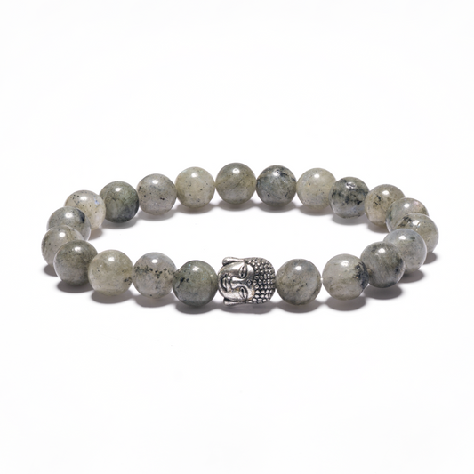 8mm Boeddha Armband zonder Doos - Labradoriet