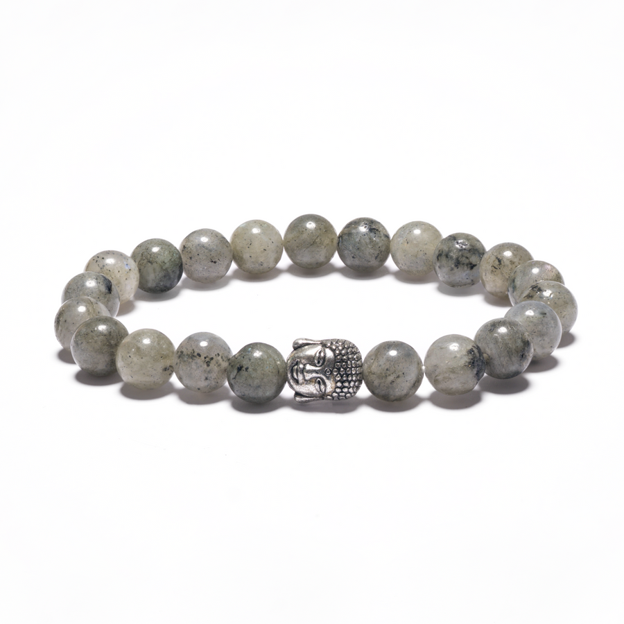 8mm Boeddha Armband zonder Doos - Labradoriet