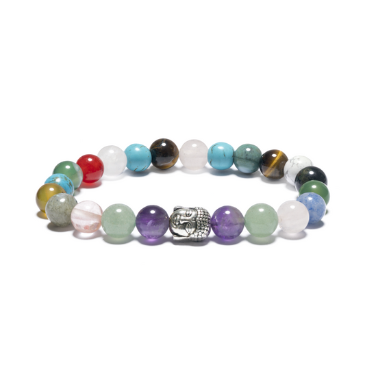 8mm Boeddha Armband zonder Doos - Mixed
