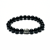 8mm Boeddha Armband zonder Doos - Zwarte Toermalijn