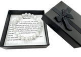 8 mm Seleniet (AA Kwaliet) Edelsteen Armband – Cadeaudoos Inclusief